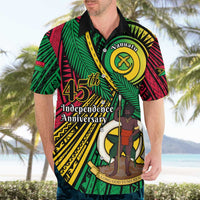 Halo Vanuatu Hawaiian Shirt Happy 45th Independence Anniversary LT14 - Polynesian Pride