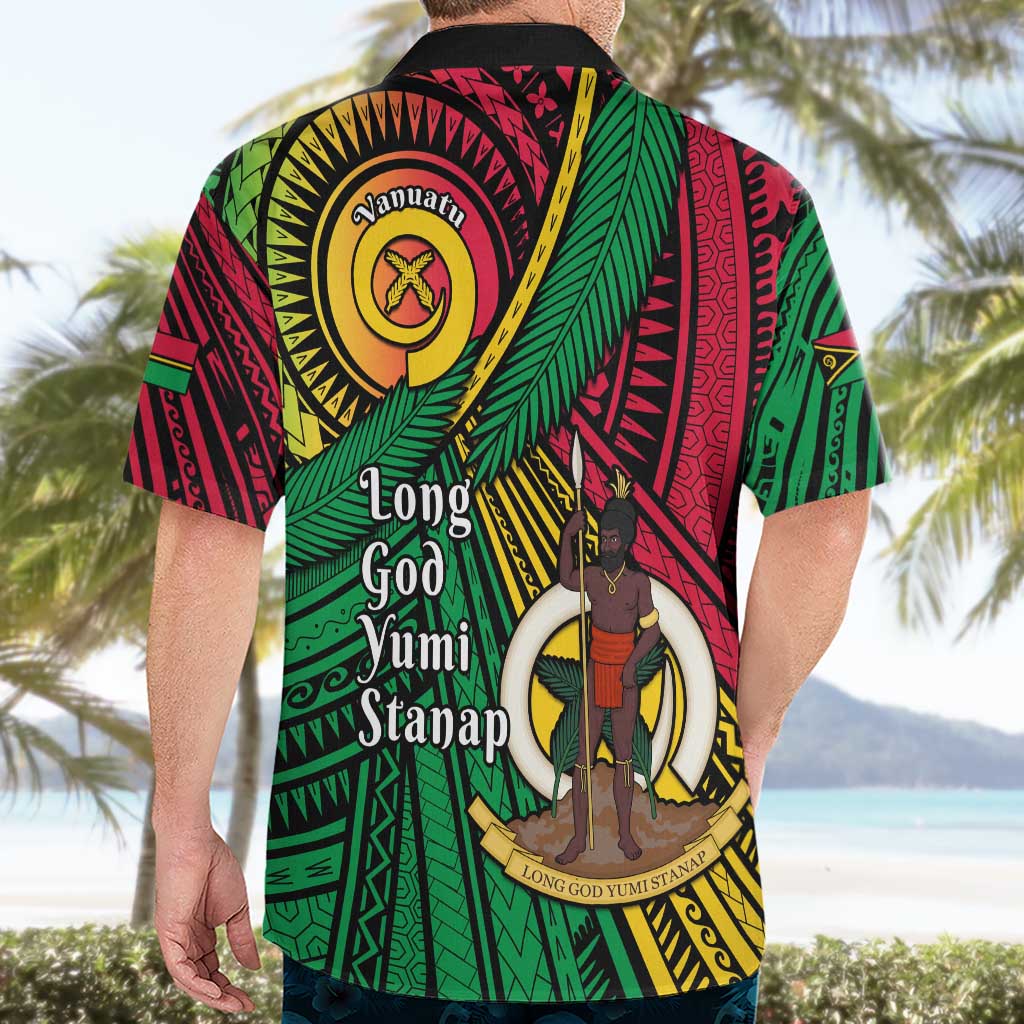 Halo Vanuatu Hawaiian Shirt Happy 45th Independence Anniversary LT14 - Polynesian Pride