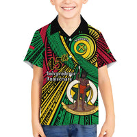 Halo Vanuatu Hawaiian Shirt Happy 45th Independence Anniversary LT14 - Polynesian Pride