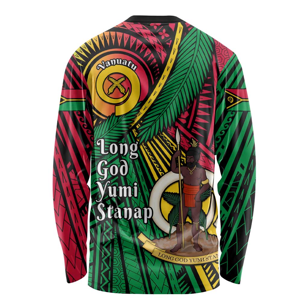 Halo Vanuatu Long Sleeve Shirt Happy 45th Independence Anniversary LT14 - Polynesian Pride