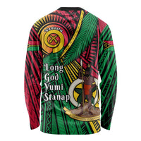 Halo Vanuatu Long Sleeve Shirt Happy 45th Independence Anniversary LT14 - Polynesian Pride