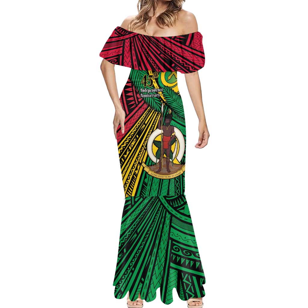 Halo Vanuatu Mermaid Dress Happy 45th Independence Anniversary