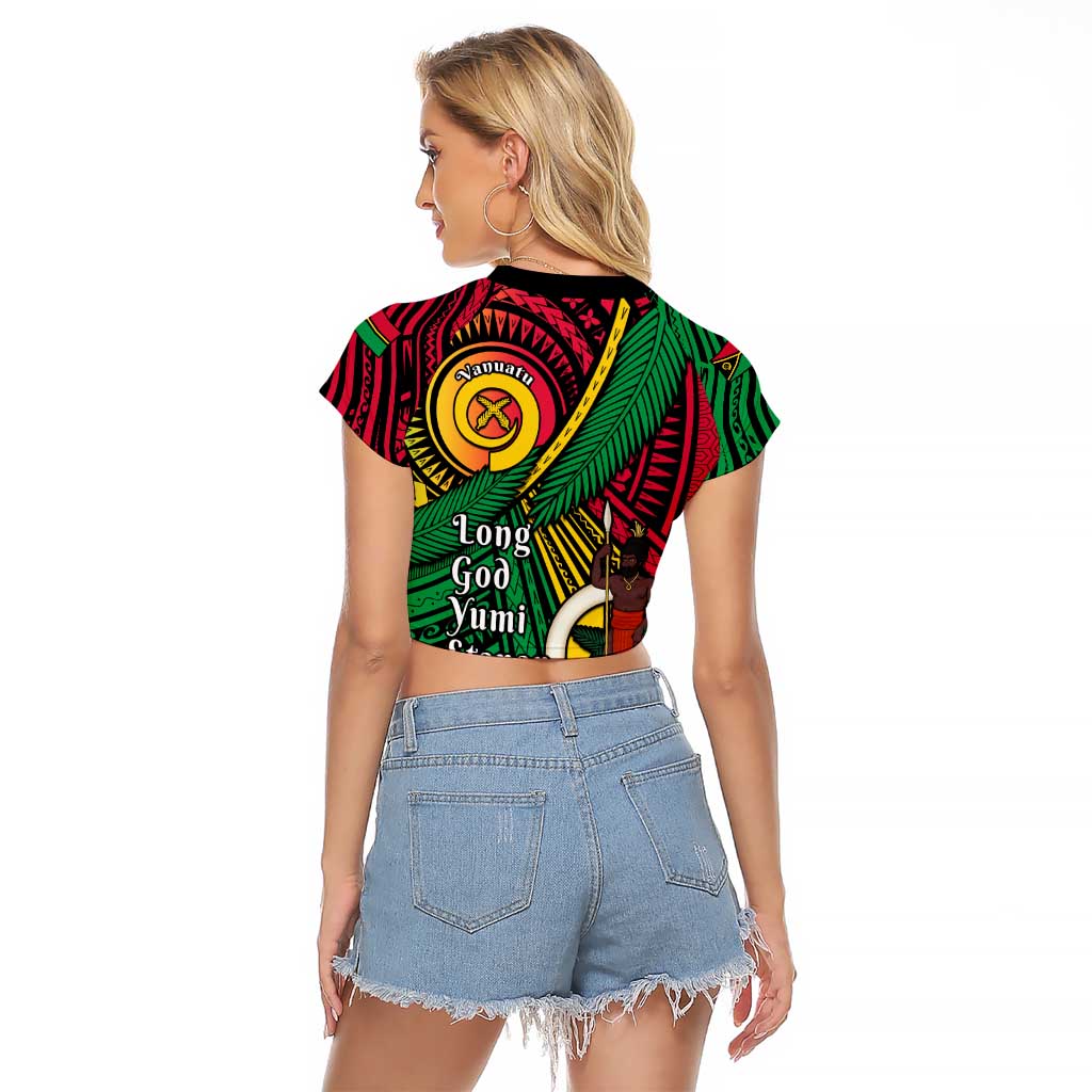 Halo Vanuatu Raglan Cropped T Shirt Happy 45th Independence Anniversary