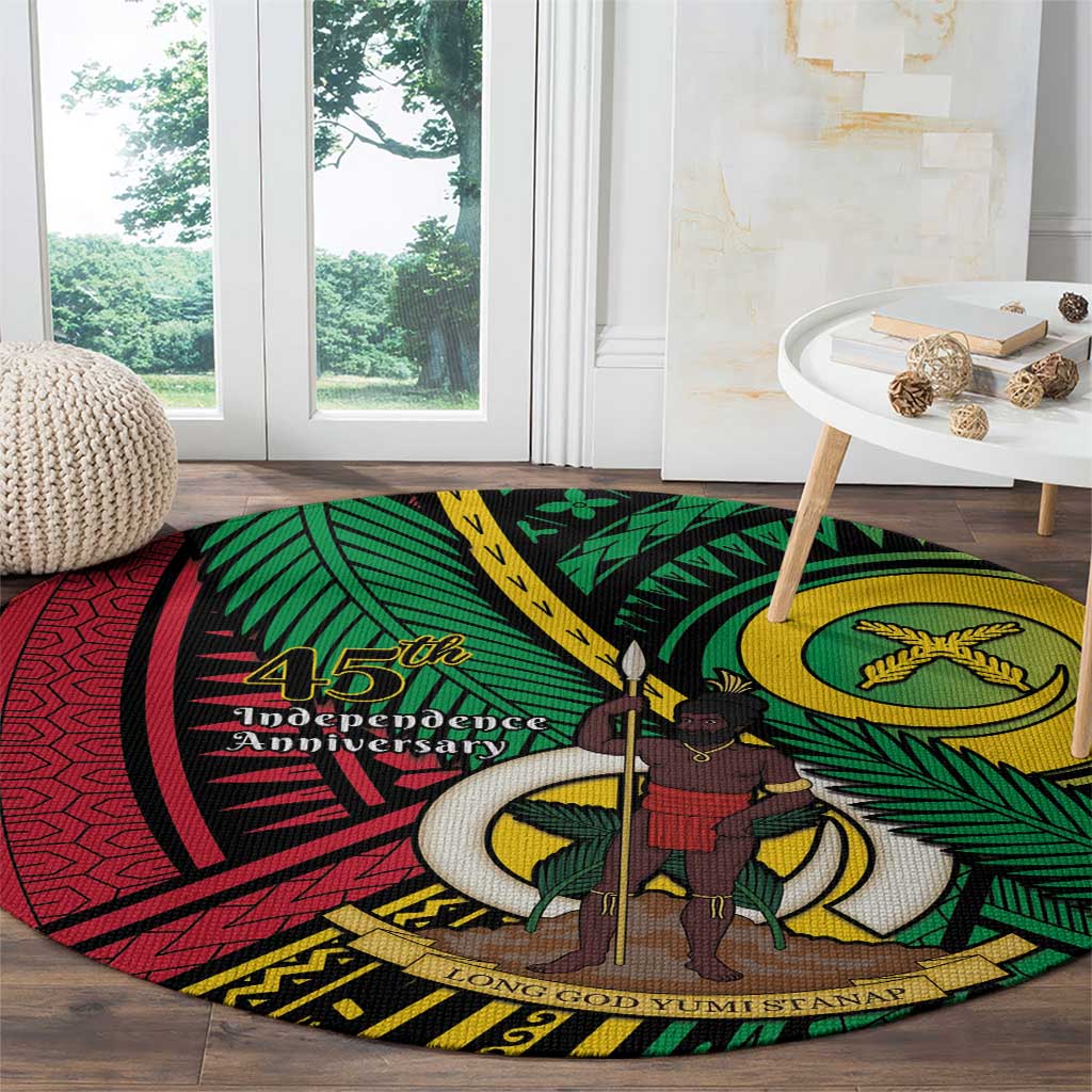 Halo Vanuatu Round Carpet Happy 45th Independence Anniversary