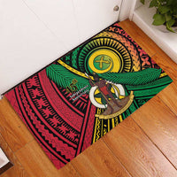 Halo Vanuatu Rubber Doormat Happy 45th Independence Anniversary LT14 - Polynesian Pride