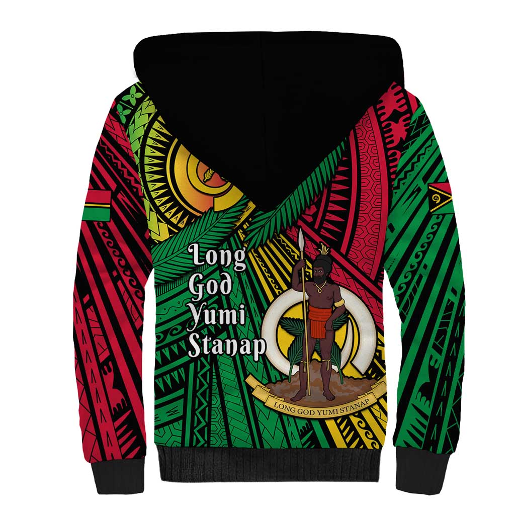 Halo Vanuatu Sherpa Hoodie Happy 45th Independence Anniversary LT14 - Polynesian Pride