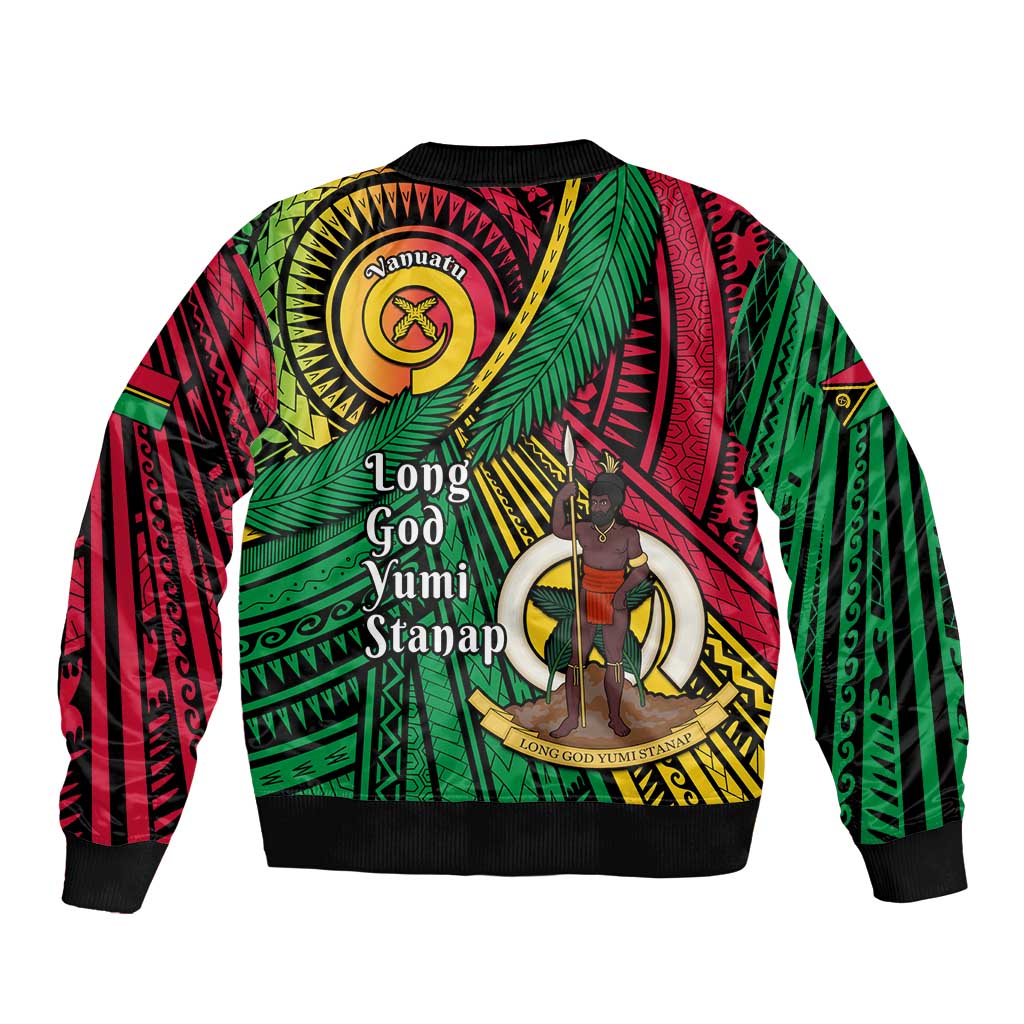 Halo Vanuatu Sleeve Zip Bomber Jacket Happy 45th Independence Anniversary