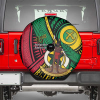 Halo Vanuatu Spare Tire Cover Happy 45th Independence Anniversary LT14 - Polynesian Pride