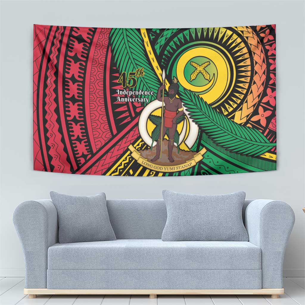 Halo Vanuatu Tapestry Happy 45th Independence Anniversary