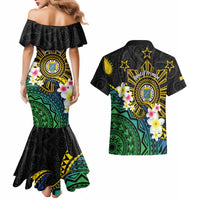 Lalawigan ng Palawan Couples Matching Mermaid Dress and Hawaiian Shirt Philippines Province Land of Promise