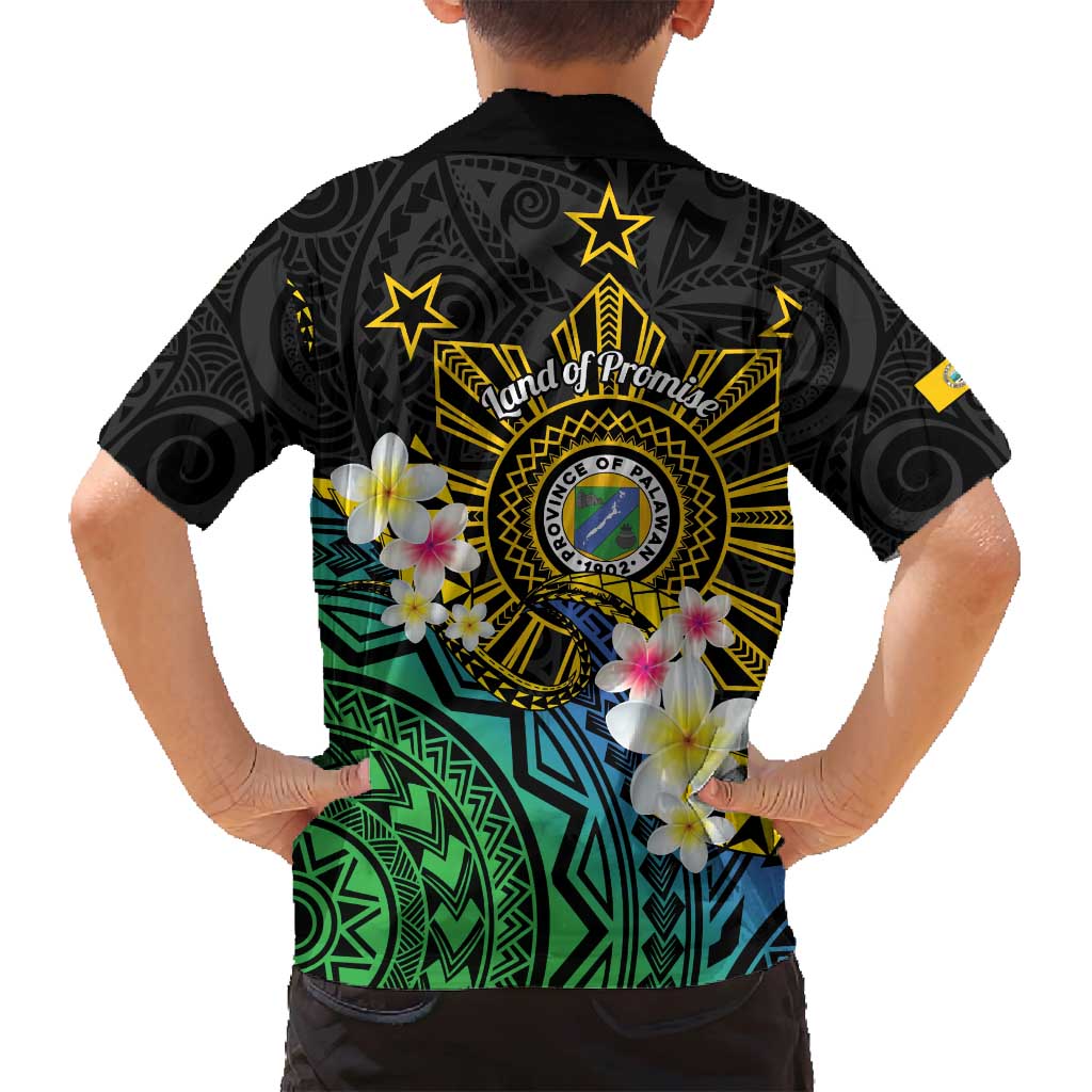 Lalawigan ng Palawan Family Matching Long Sleeve Bodycon Dress and Hawaiian Shirt Philippines Province Land of Promise