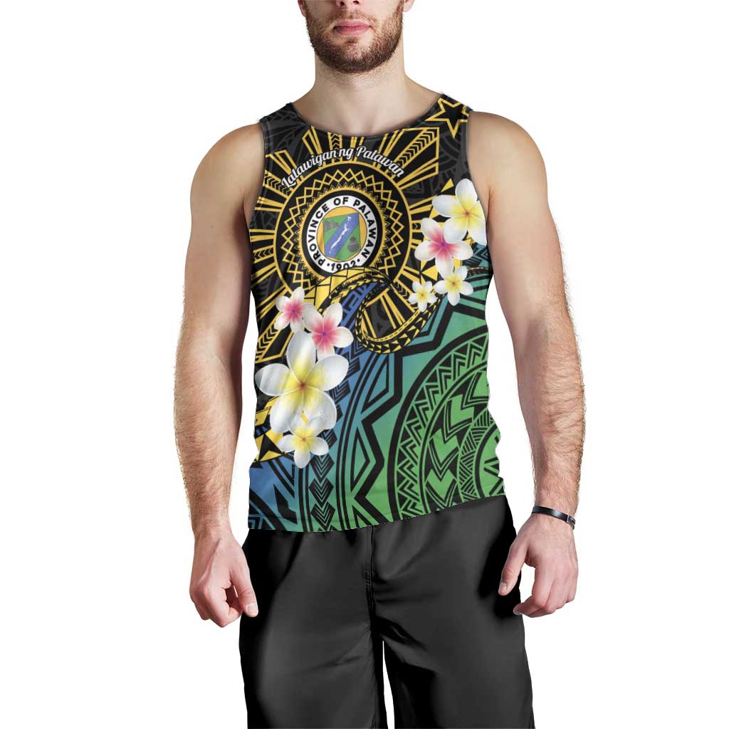 Lalawigan ng Palawan Men Tank Top Philippines Province Land of Promise