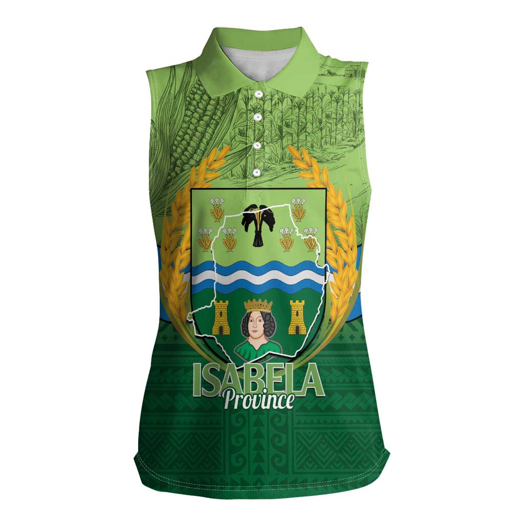 Isabela Philippines Women Sleeveless Polo Shirt Queen Province Of The North