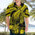 Personalised Polynesian Hawaiian Shirt Tribal Honu Turtle with Hibiscus Gold Version LT14 - Polynesian Pride