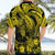 Personalised Polynesian Hawaiian Shirt Tribal Honu Turtle with Hibiscus Gold Version LT14 - Polynesian Pride