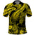 Custom Polynesian Polo Shirt Tribal Honu Turtle with Hibiscus Gold Version LT14 Gold - Polynesian Pride