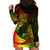 Personalised Polynesian Tribal Hoodie Dress Unique Reggae LT14 - Polynesian Pride