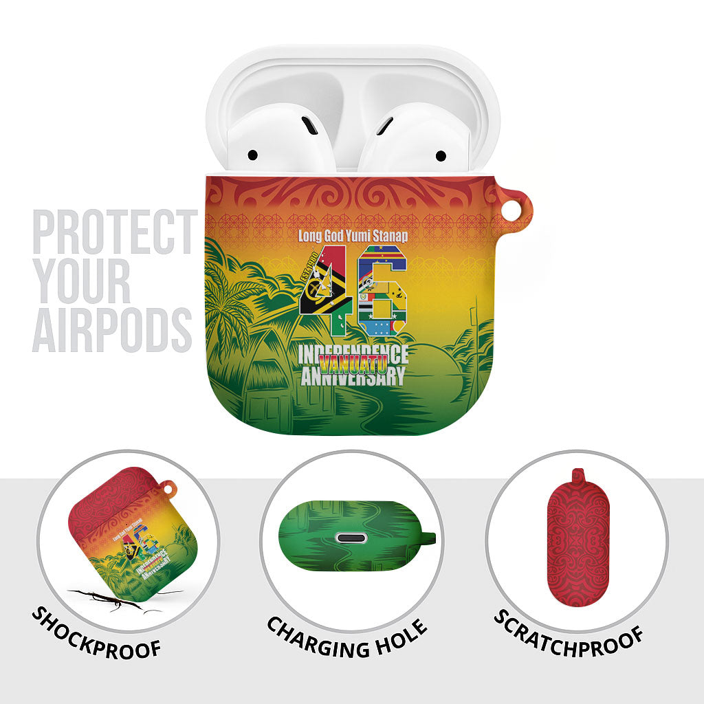 Vanuatu Indipendens Dei AirPods Case Yumi 46th Independence Anniversary LT14 - Polynesian Pride