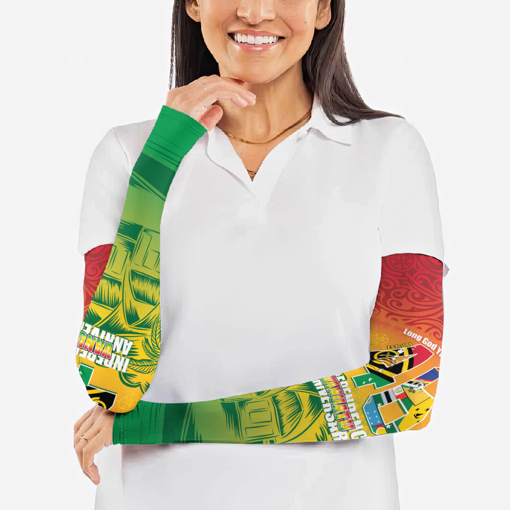 Vanuatu Indipendens Dei Arm Sleeves Yumi 46th Independence Anniversary LT14 - Polynesian Pride