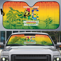 Vanuatu Indipendens Dei Auto Sun Shade Yumi 46th Independence Anniversary LT14 Reggae - Polynesian Pride