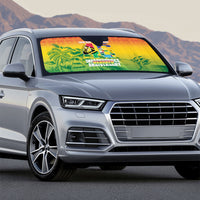 Vanuatu Indipendens Dei Auto Sun Shade Yumi 46th Independence Anniversary LT14 - Polynesian Pride