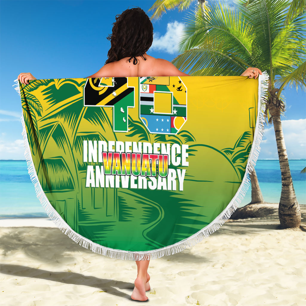 Vanuatu Indipendens Dei Beach Blanket Yumi 46th Independence Anniversary LT14 - Polynesian Pride
