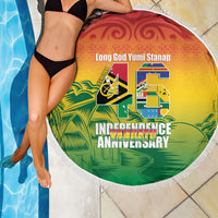 Vanuatu Indipendens Dei Beach Blanket Yumi 46th Independence Anniversary LT14 - Polynesian Pride