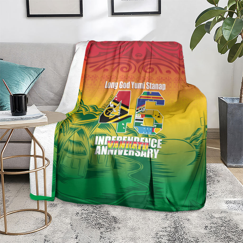 Vanuatu Indipendens Dei Blanket Yumi 46th Independence Anniversary LT14 - Polynesian Pride