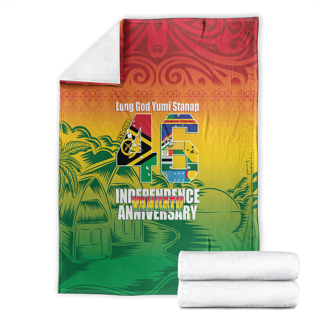 Vanuatu Indipendens Dei Blanket Yumi 46th Independence Anniversary LT14 - Polynesian Pride