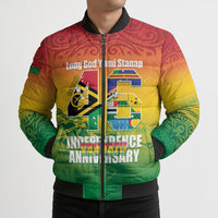 Vanuatu Indipendens Dei Bomber Puffer Jacket Yumi 46th Independence Anniversary LT14 - Polynesian Pride