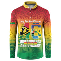 Vanuatu Indipendens Dei Button Sweatshirt Yumi 46th Independence Anniversary LT14 Reggae - Polynesian Pride