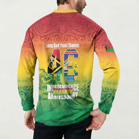Vanuatu Indipendens Dei Button Sweatshirt Yumi 46th Independence Anniversary LT14 - Polynesian Pride