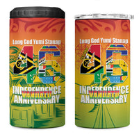 Vanuatu Indipendens Dei 4 in 1 Can Cooler Tumbler Yumi 46th Independence Anniversary LT14 One Size: 16 oz Reggae - Polynesian Pride