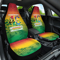 Vanuatu Indipendens Dei Car Seat Cover Yumi 46th Independence Anniversary LT14 One Size Reggae - Polynesian Pride