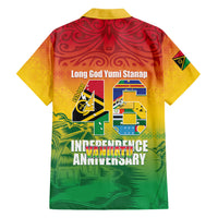 Vanuatu Indipendens Dei Family Matching Puletasi and Hawaiian Shirt Yumi 46th Independence Anniversary