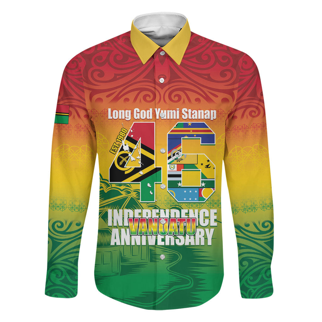 Vanuatu Indipendens Dei Family Matching Summer Maxi Dress and Hawaiian Shirt Yumi 46th Independence Anniversary