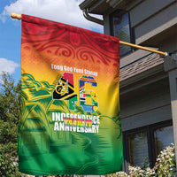 Vanuatu Indipendens Dei Garden Flag Yumi 46th Independence Anniversary LT14 - Polynesian Pride