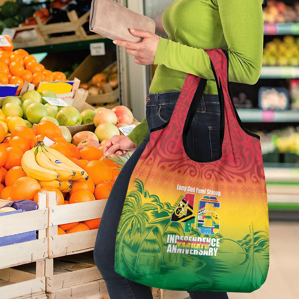 Vanuatu Indipendens Dei Grocery Bag Yumi 46th Independence Anniversary LT14 - Polynesian Pride