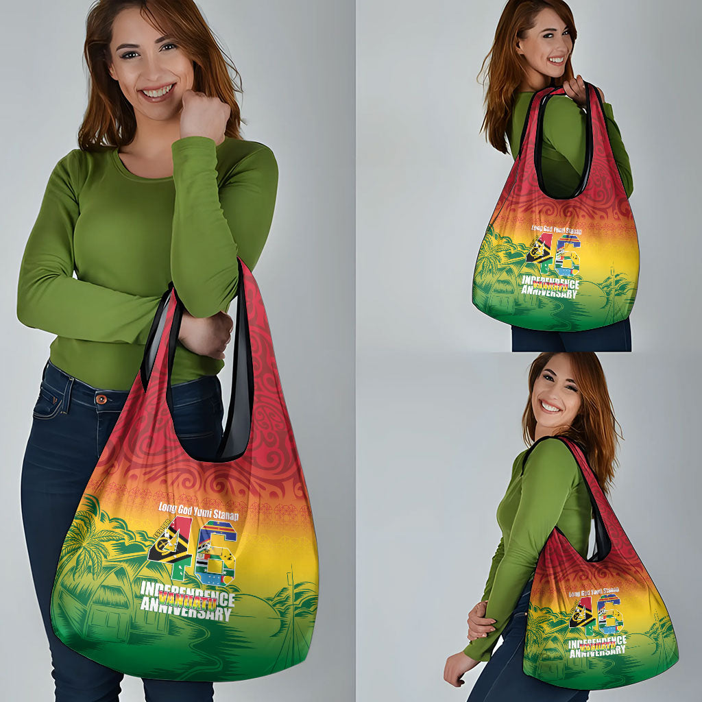 Vanuatu Indipendens Dei Grocery Bag Yumi 46th Independence Anniversary LT14 - Polynesian Pride