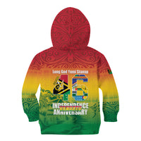 Vanuatu Indipendens Dei Kid Hoodie Yumi 46th Independence Anniversary LT14 - Polynesian Pride
