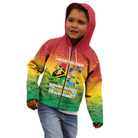 Vanuatu Indipendens Dei Kid Hoodie Yumi 46th Independence Anniversary LT14 - Polynesian Pride