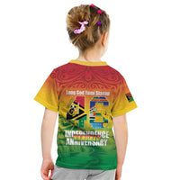 Vanuatu Indipendens Dei Kid T Shirt Yumi 46th Independence Anniversary LT14 - Polynesian Pride
