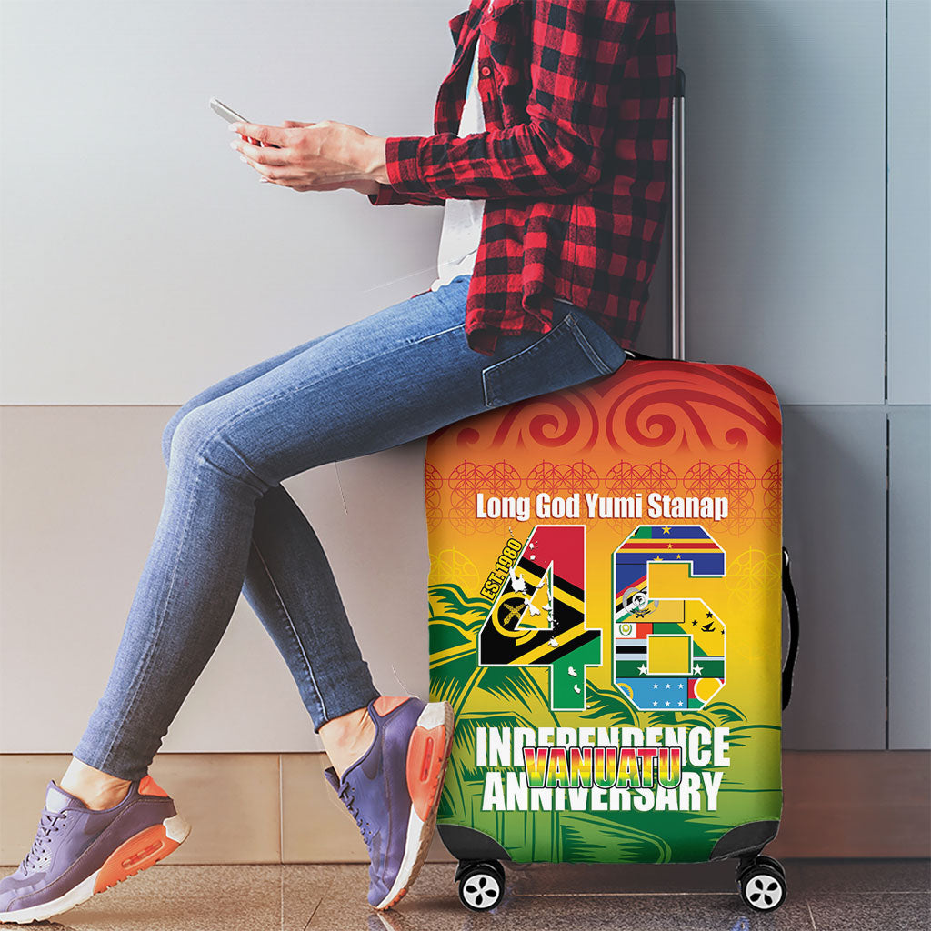 Vanuatu Indipendens Dei Luggage Cover Yumi 46th Independence Anniversary LT14 - Polynesian Pride