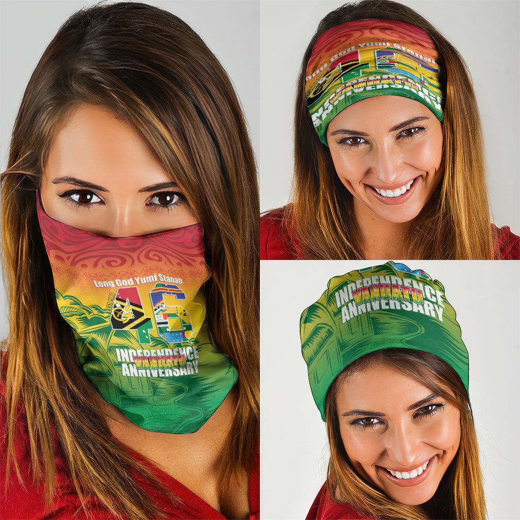 Vanuatu Indipendens Dei Neck Gaiter Yumi 46th Independence Anniversary LT14 - Polynesian Pride