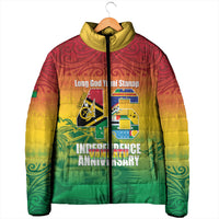 Vanuatu Indipendens Dei Padded Jacket Yumi 46th Independence Anniversary LT14 - Polynesian Pride