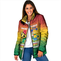Vanuatu Indipendens Dei Padded Jacket Yumi 46th Independence Anniversary LT14 Women Reggae - Polynesian Pride