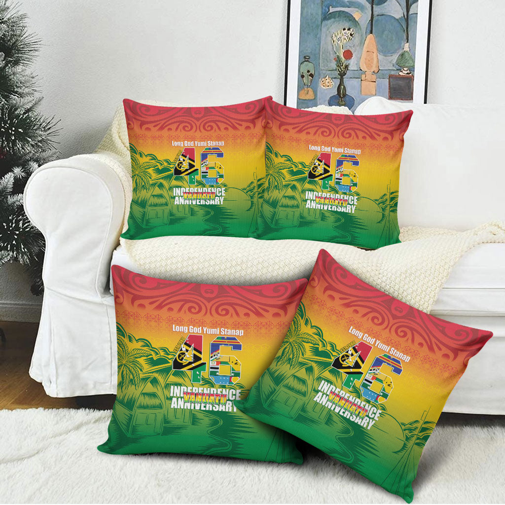 Vanuatu Indipendens Dei Pillow Cover Yumi 46th Independence Anniversary LT14 - Polynesian Pride