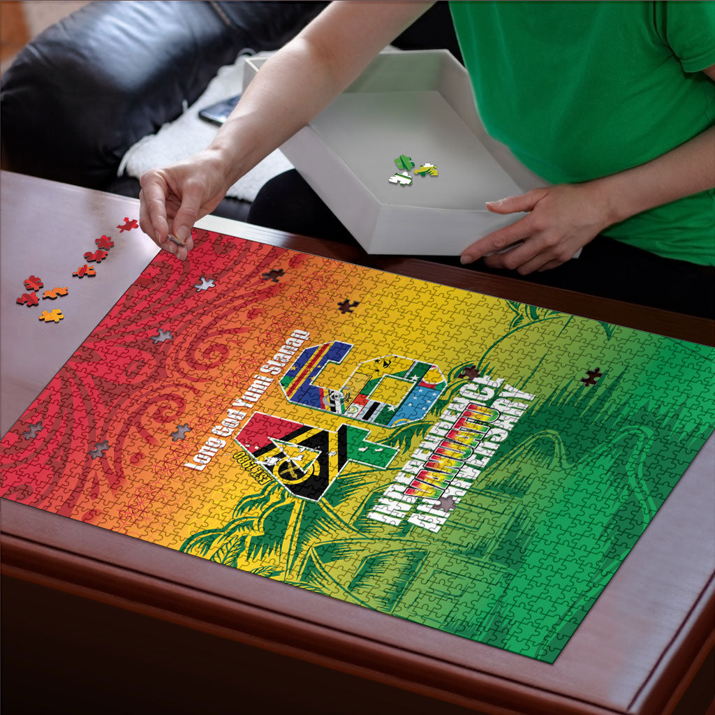 Vanuatu Indipendens Dei Puzzle Yumi 46th Independence Anniversary LT14 - Polynesian Pride