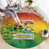 Vanuatu Indipendens Dei Round Carpet Yumi 46th Independence Anniversary LT14 - Polynesian Pride