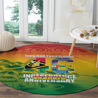 Vanuatu Indipendens Dei Round Carpet Yumi 46th Independence Anniversary LT14 - Polynesian Pride